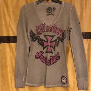 Long sleeve Affliction thermal